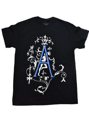 Addison Rae Pop Artist A Logo Double Sided Adult T-Shirt Black Tee New Medium